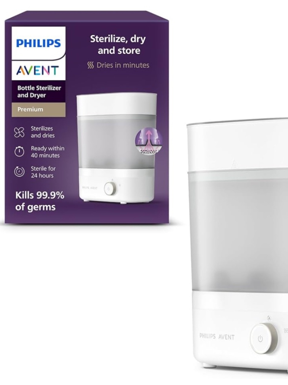 Philips Avent bottle sterilizer